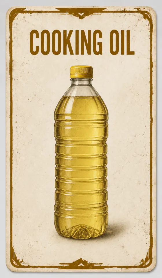 Cooking Oil supply card